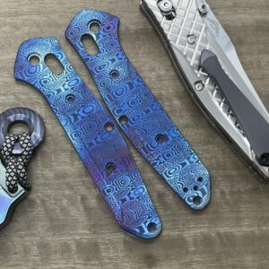 Dama LADDER Flamed Titanium Scales for Benchmade 940 Osborne