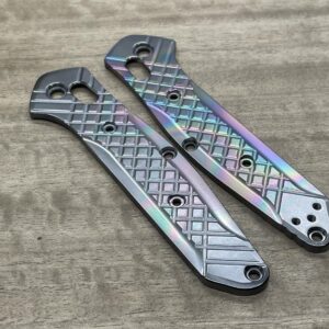 FRAG Oil Slick Black Zirconium Scales for Benchmade 940 Osborne