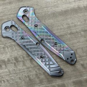 FRAG Oil Slick Black Zirconium Scales for Benchmade 940 Osborne