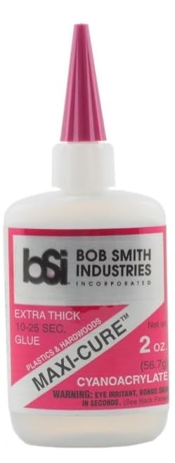 Bob Smith Industries Cyanoacrylate Glue, Super Glue, Insta-Cure, Insta-Cure+, Maxi-Cure, Un-Cure, and Insta-Set (Pack of 5) - with Make Your Day Paintbrushes