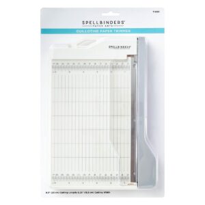 spellbinders guillotine paper trimmer, white