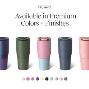 BrüMate Nav 25oz 100% Leak Proof Insulated Travel Tumbler with Magnetic BevLock™ Lid - Double Wall Cup-Holder Friendly Stainless Steel Mug (Dark Aura)