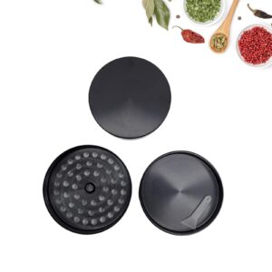 Matoolser 2.5 Inch Spice Grinder 3 Pieces Black