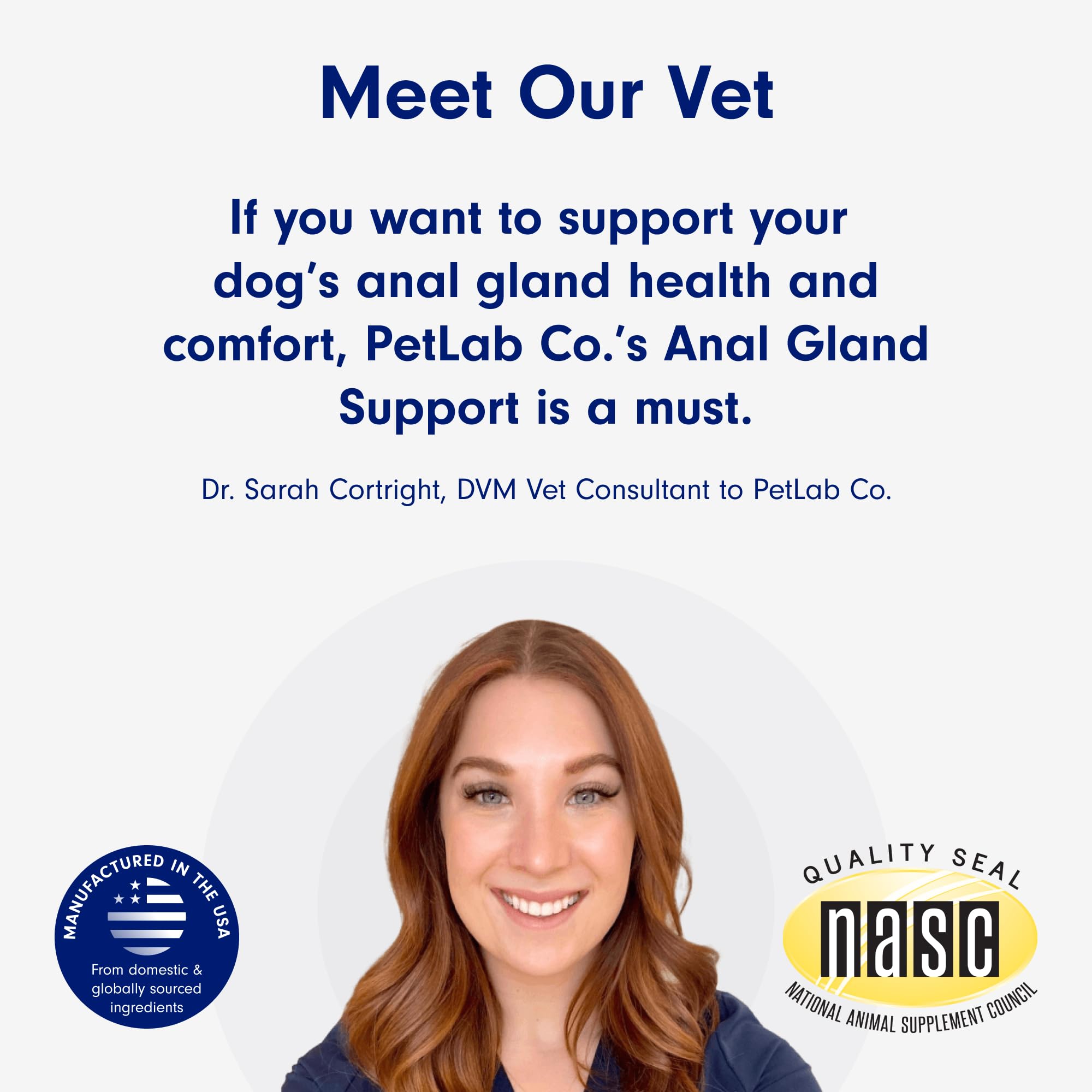 PetLab Co. Anal Gland Support Tailored Powder – Supports Anal Gland Health and Optimizes Stool Consistency - Easy to Use - Helps Target Scooting & Fishy Rears – for Medium Dogs