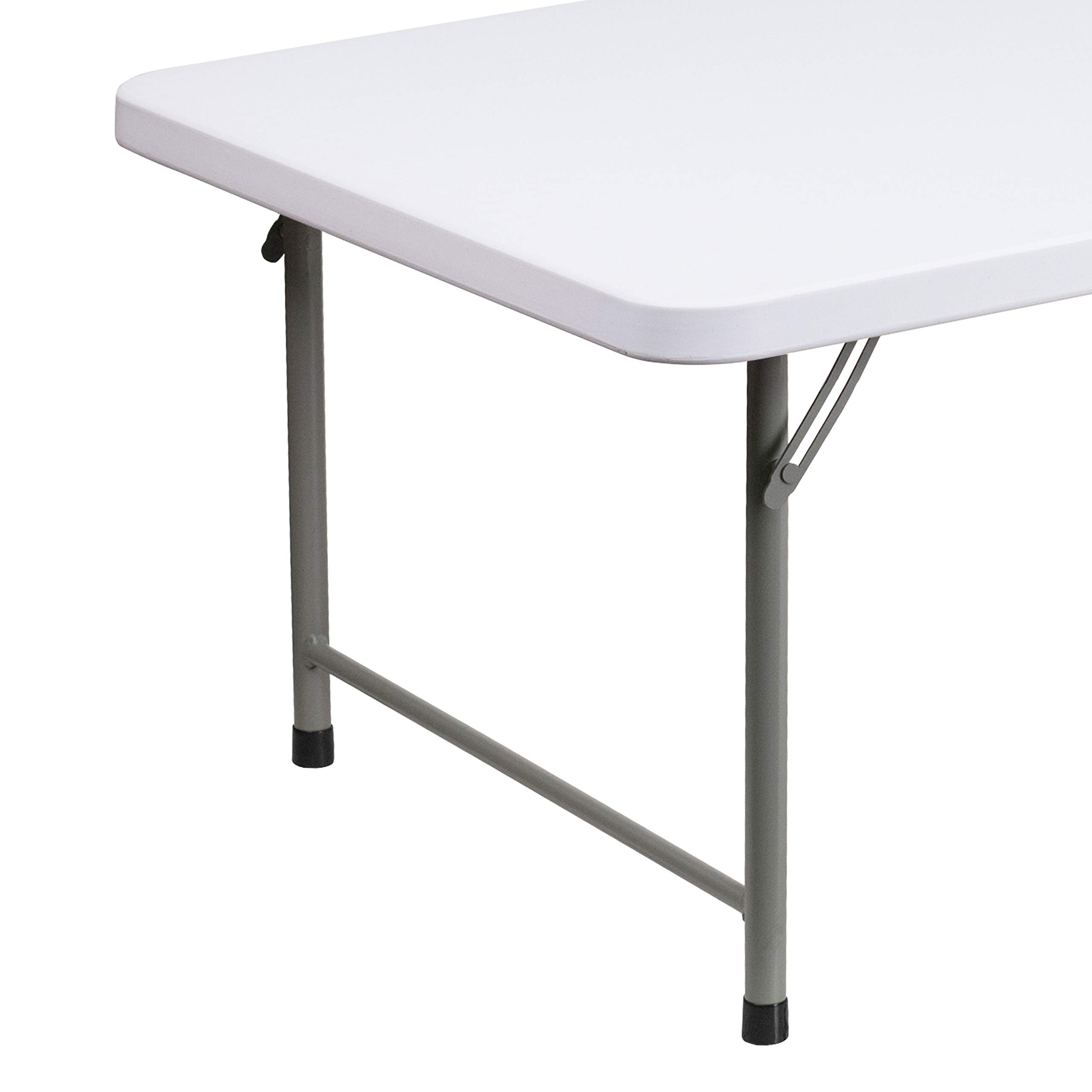 Classroom Essentials 4.93-Foot Kid's Granite White Plastic Folding Table