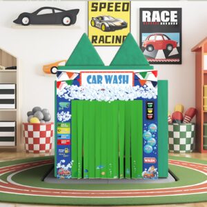 DLOREUK Play Panel for Kids Play Couch Foam Sofa Childrens Home Play Modular Couch (Sofa not Included) - Car Wash