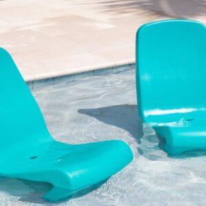 REZVANI FURNITURE STUDIO Tenjam Freelo in Pool Lounge Chair for Sun Shelf, Pool Chairs and Lounger for in Pool Tanning Ledge That Support up to 11" of Water Depth (Custom Color)