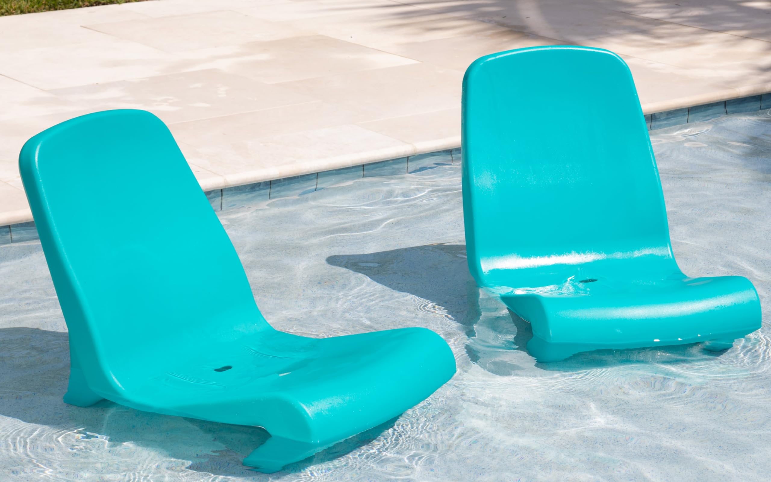 REZVANI FURNITURE STUDIO Tenjam Freelo in Pool Lounge Chair for Sun Shelf, Pool Chairs and Lounger for in Pool Tanning Ledge That Support up to 11" of Water Depth (Custom Color)