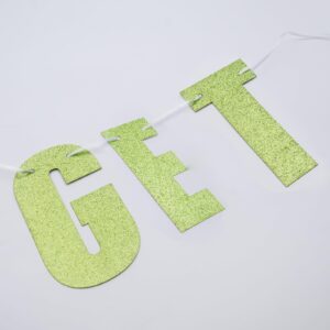 Party Decorations Get out of my Swamp Bunting Banner Green Glitter Birthday Party Decorations Funny Housewarming Party Decor housewarming party decorations