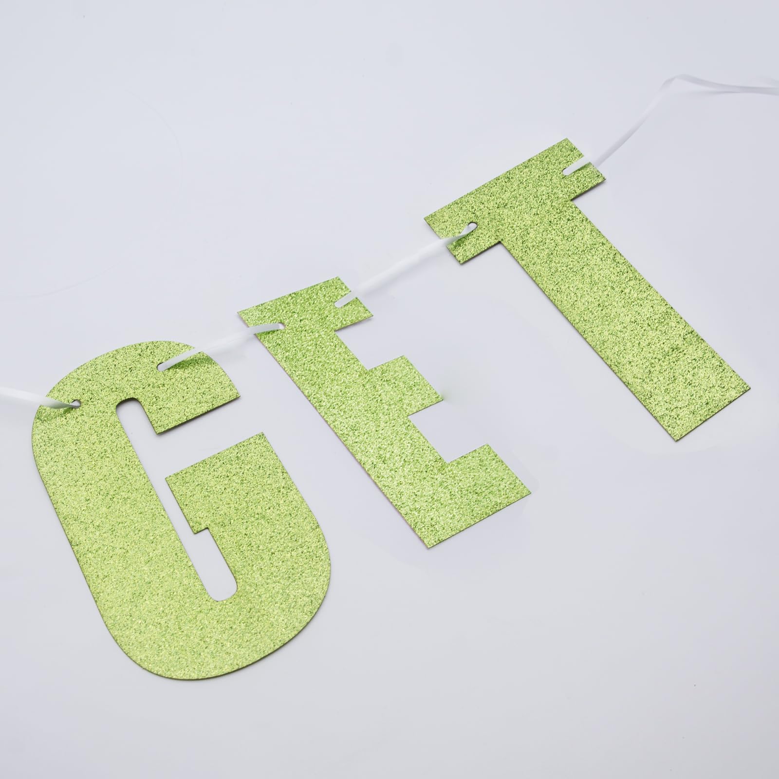 Party Decorations Get out of my Swamp Bunting Banner Green Glitter Birthday Party Decorations Funny Housewarming Party Decor housewarming party decorations