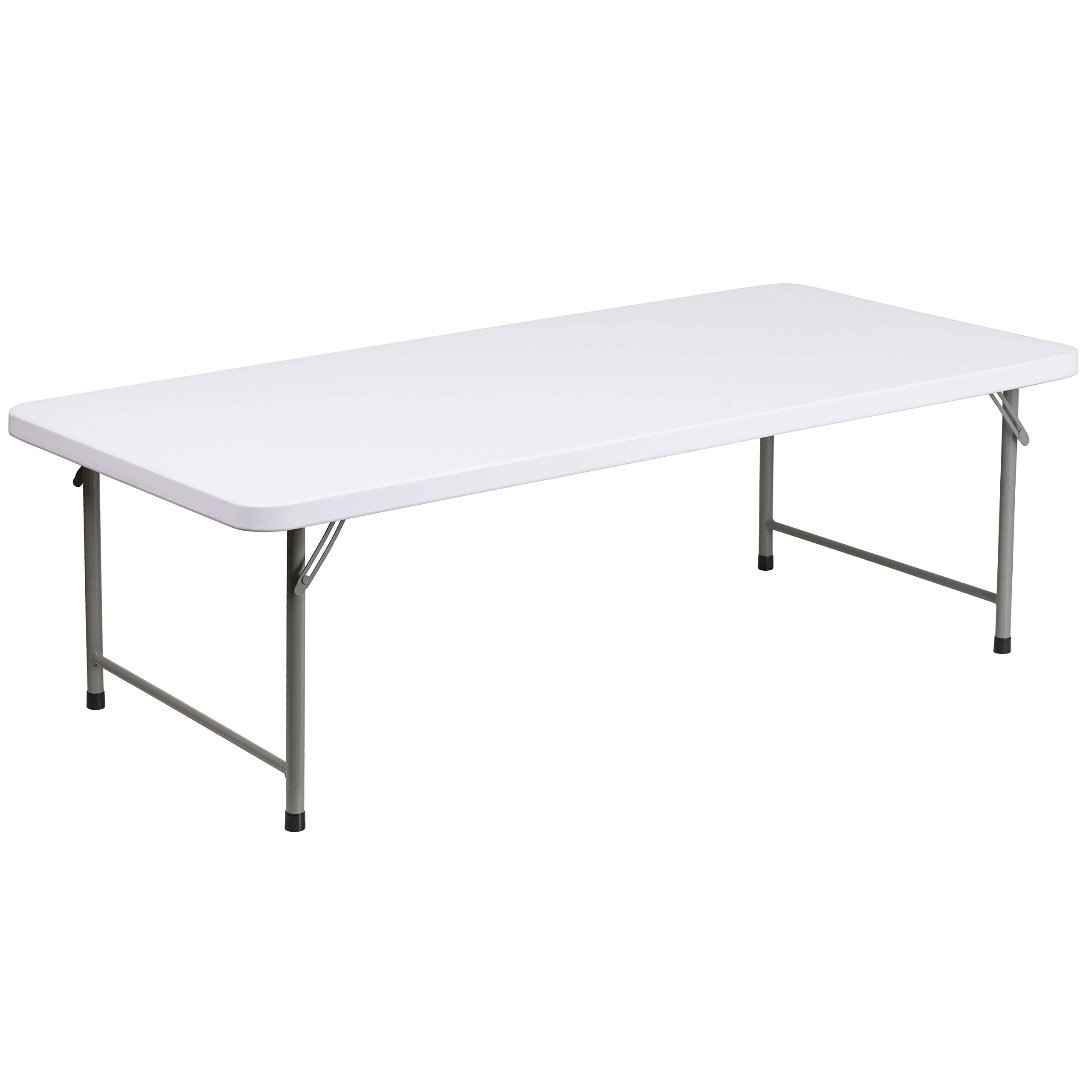 Classroom Essentials 4.93-Foot Kid's Granite White Plastic Folding Table