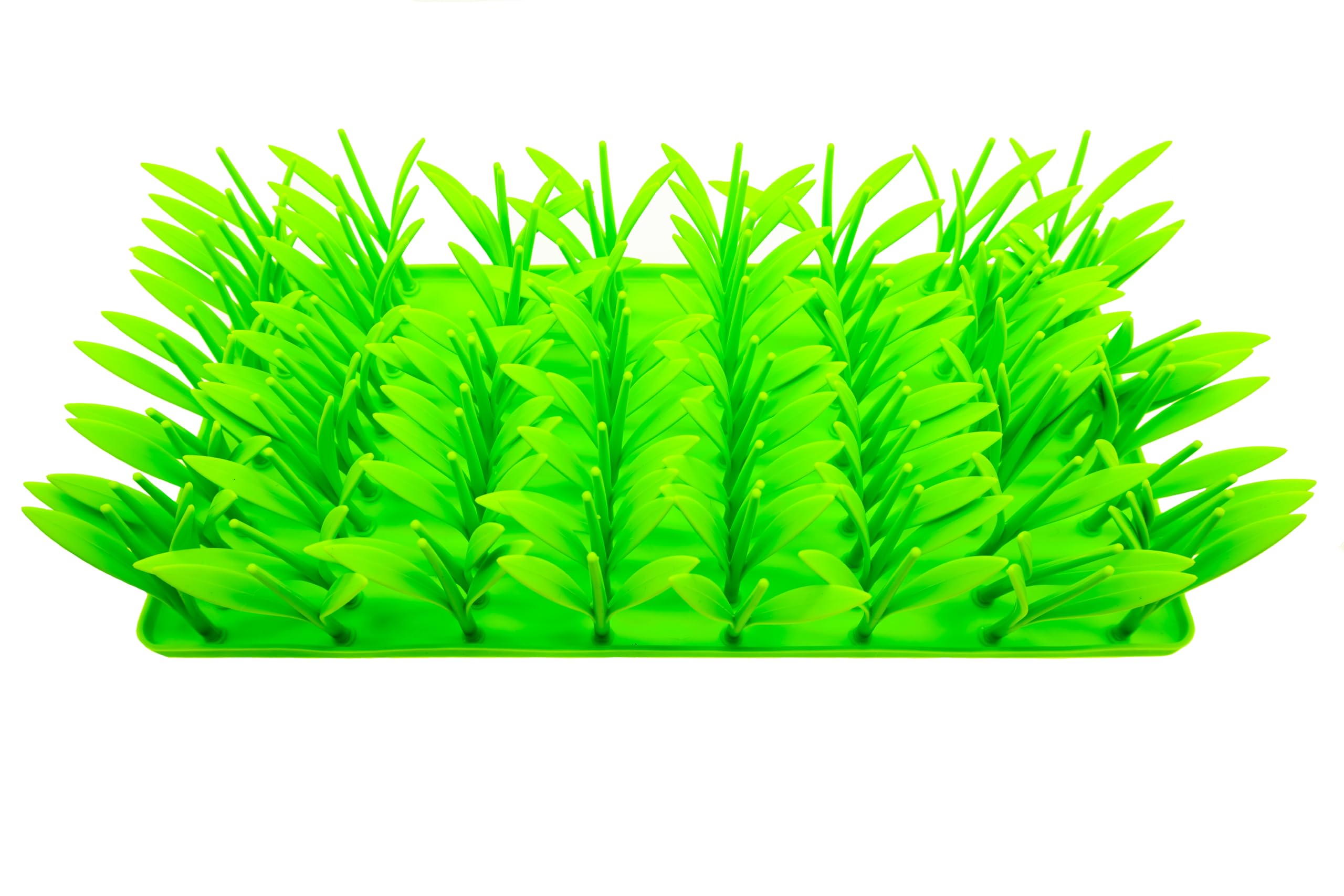 Mystoneer Silicone Grass Mat for Cats, Silicone Grass Snuffle Mat for Cats, Cat Grass Mat for Indoor Cats Silicone, Silicone Grass Feeding Mat for Cats and Dogs (1pc)