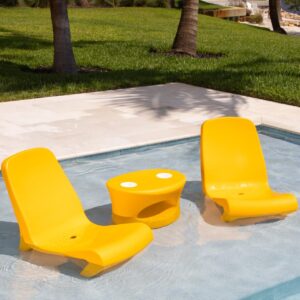 REZVANI FURNITURE STUDIO Tenjam Freelo in Pool Lounge Chair for Sun Shelf, Pool Chairs and Lounger for in Pool Tanning Ledge That Support up to 11" of Water Depth (Custom Color)