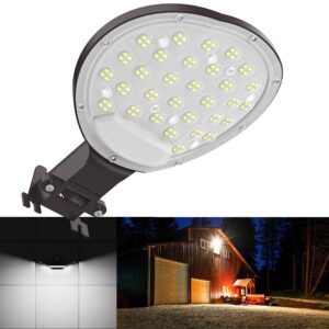 wywna led barn lights outdoor - 150w dusk to dawn outdoor lighting with photocell 6500k daylight 15000lm, ac120v led barn light ip65 waterproof area street light for security yard garage farmhouse