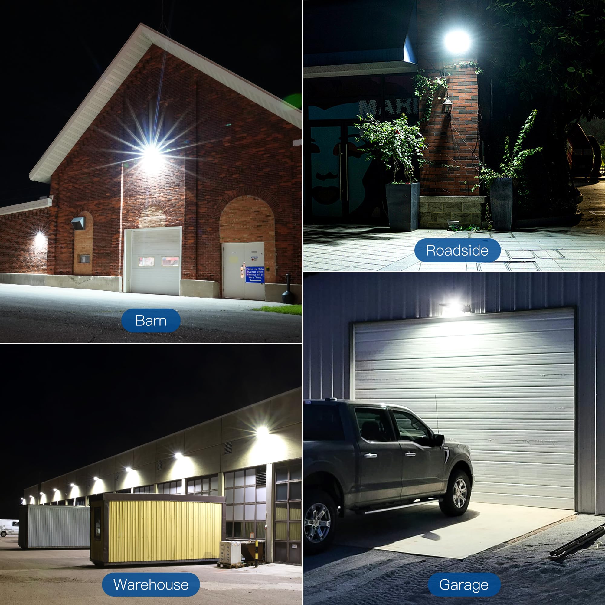 WYWNA LED Barn Lights Outdoor - 150W Dusk to Dawn Outdoor Lighting with Photocell 6500K Daylight 15000LM, AC120V LED Barn Light IP65 Waterproof Area Street Light for Security Yard Garage Farmhouse