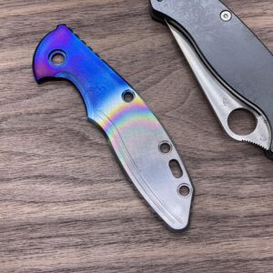 Metonboss Flamed Deep Brushed Titanium scale for XM-18 3.5 HINDERER