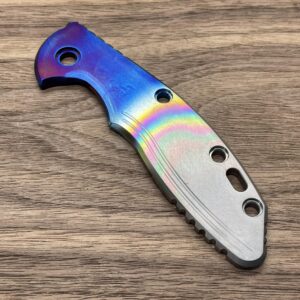 Metonboss Flamed Deep Brushed Titanium scale for XM-18 3.5 HINDERER