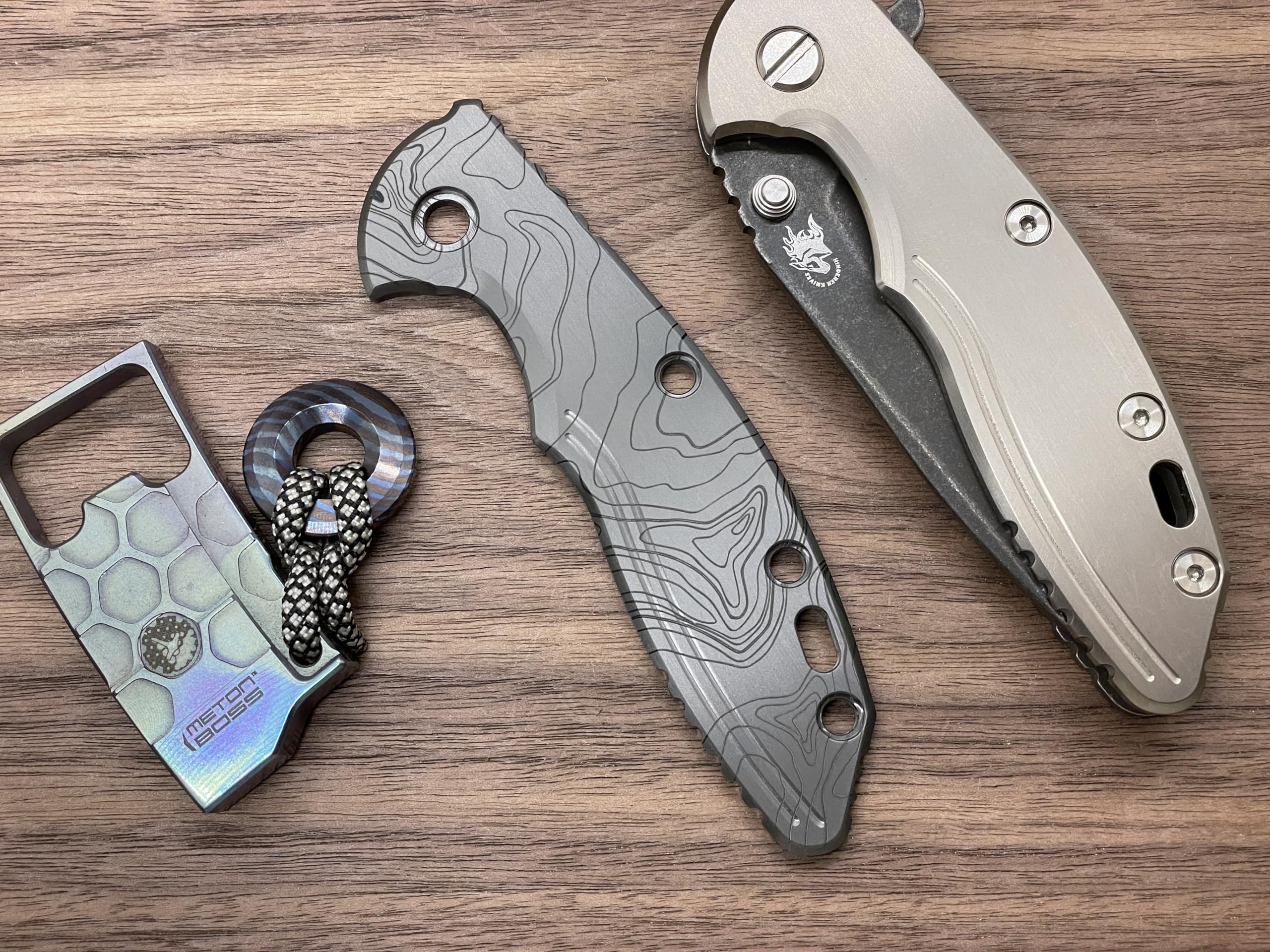 TOPO engraved Black Zirconium scale for XM-18 3.5 HINDERER