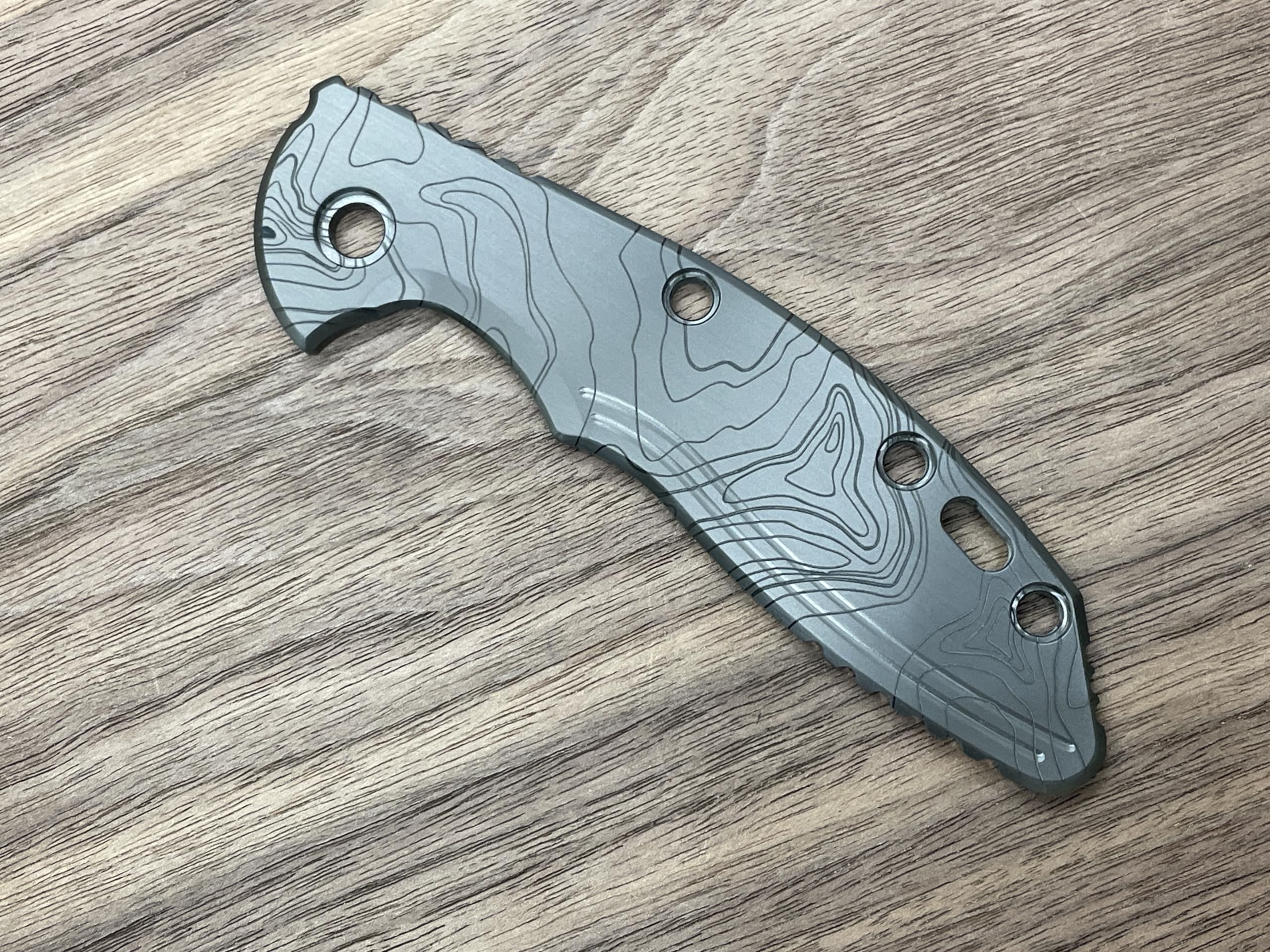 TOPO engraved Black Zirconium scale for XM-18 3.5 HINDERER