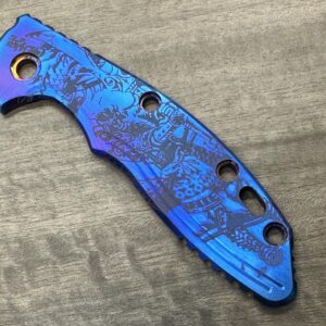 Metonboss SAMURAI Flamed Titanium scale for XM-18 3.5 Hinderer