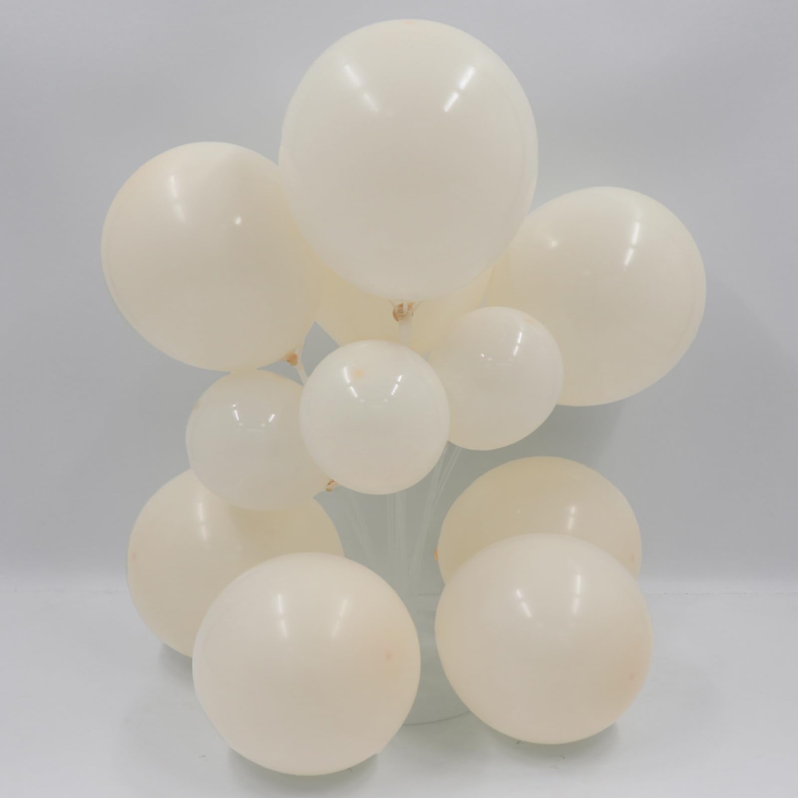 Neutral White and Gold Balloon Arch Kit-DIY 170pcs Boho Brown Sand White Chrome Gold Balloons Garland Kit for Birthday, Christening, Baby Shower, Bridal Shower, Engagement Party Decorations