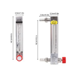 Digital Air Gas Liquid Micro flow Flowmeter, LCD Display Flowmeter Rotameter, Portable High Precision 0.3-3l/min 23 * 136mm