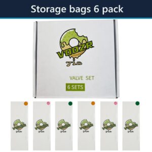 Roskoe Storage bag supporting valve 3 colors 6 pieces, 31.5 Inch, PINK GREEN ORANGE, VOLCAN001