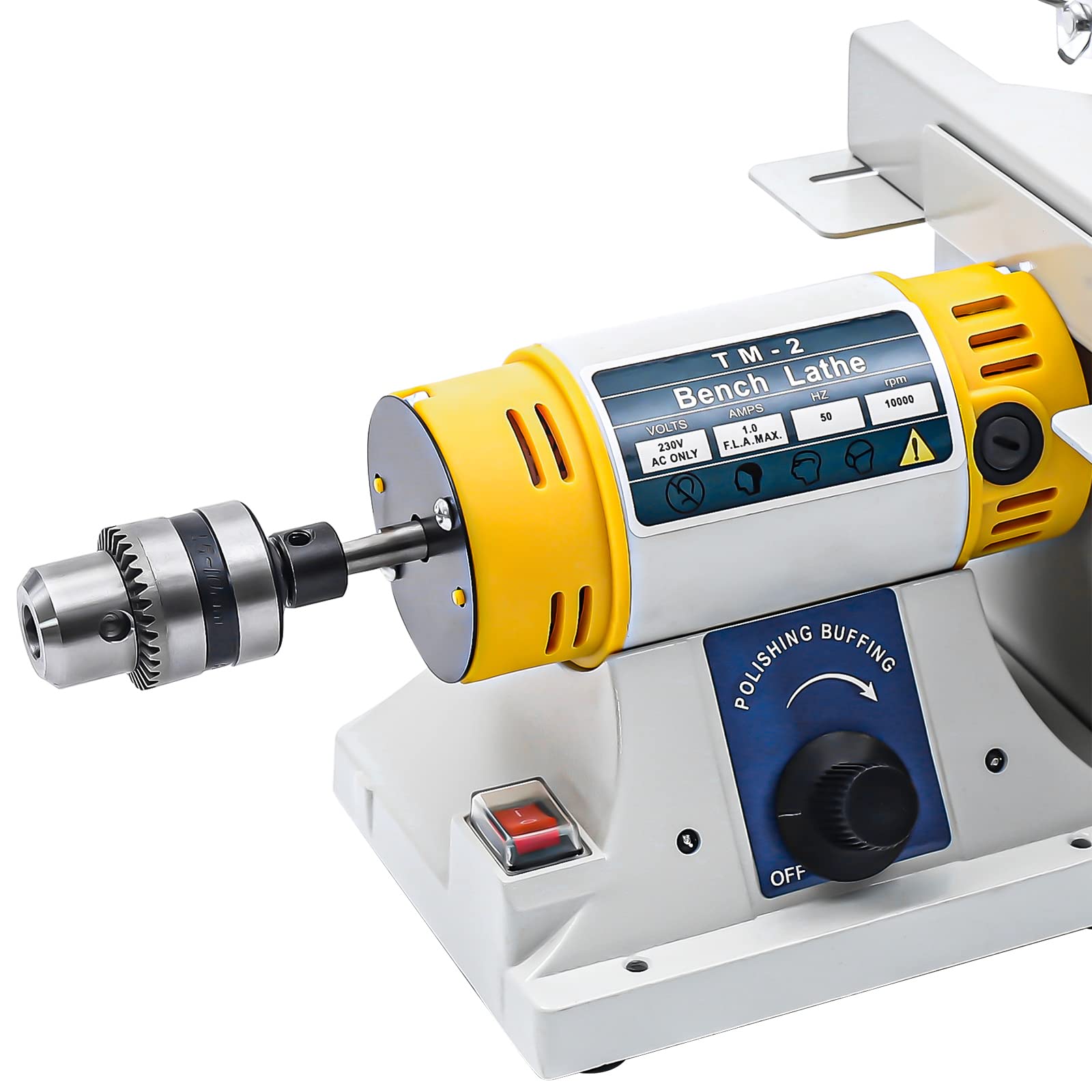 YIPONYT Lapidary Equipment DIY Jewelry Lapidary Saw for Cutting Rocks, 110V Mini Table Saws Rock, Jewelry Rock Polishing Buffer Bench Lathe Table Saw for Grinding Polishing Drilling 0-10000r/min