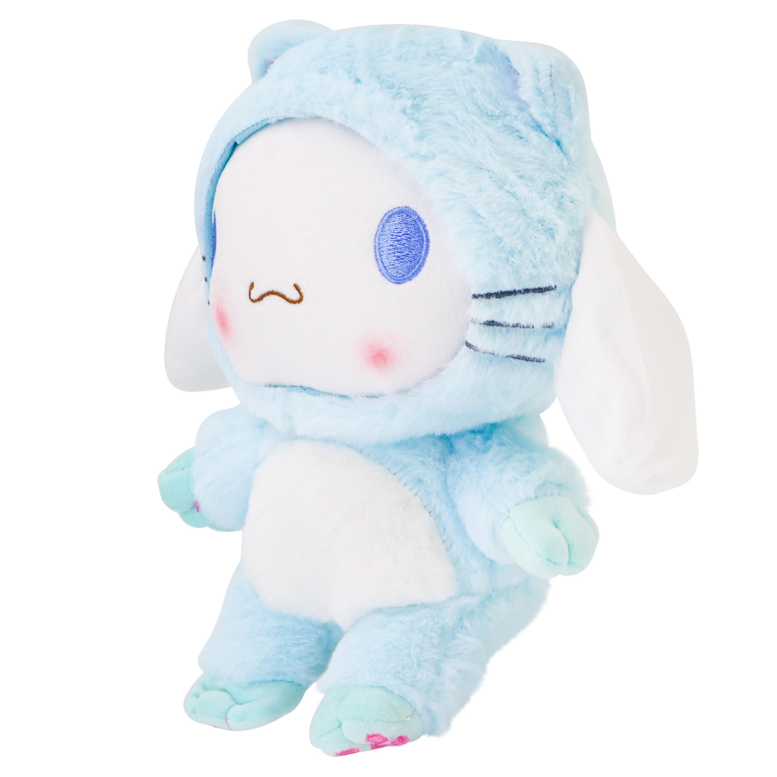 Adorable 10-Inch Plush Toys - Soft and Cuddly Cartoon Animal Pillow Doll - Perfect for Kids' Room Décor, Birthday Gifts, and Party Favors - Cute Stuffed Figure for Girls and Fans (Blue)