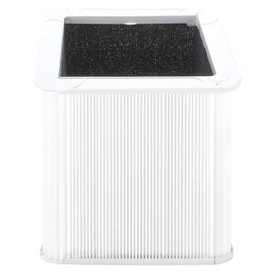 generic 211+ replacement filter compatible with blueair blue pure 211+, foldable particle activated carbon filter, white