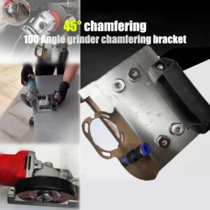 Angle Grinder,100-Type Universal 45 Degree Tile Chamfering Stand Type Angle Grinder,Angle Grinder Stand Grinder Holder,45 Degree Cutting Ceramic Stone Chamfering Tool (Angle grinder)