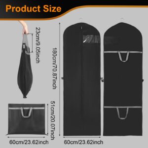 Garment Bag,70" Long Garment Bags for Travel Dress Closet Storage Bags,Hanging Garment Bags for Travel,Carry On Garment bag