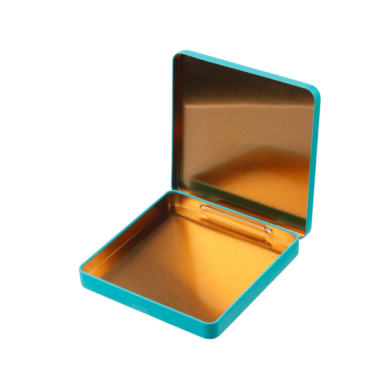 WDONAY 8PCS Tin Box Containers Small Storage Box Rectangular Metal Tins with Lids for Small Items Gifts(Blue)