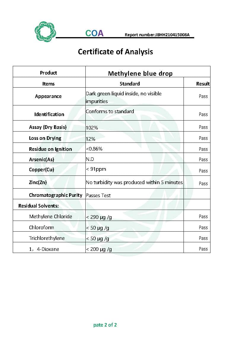 Optimum Upgrade OU Methylene Blue 1% | USP-Grade | Third-Party Tested Brain Health Dietary Supplement | 50ml Glass Dropper Bottle | No Formaldehyde (2 oz)