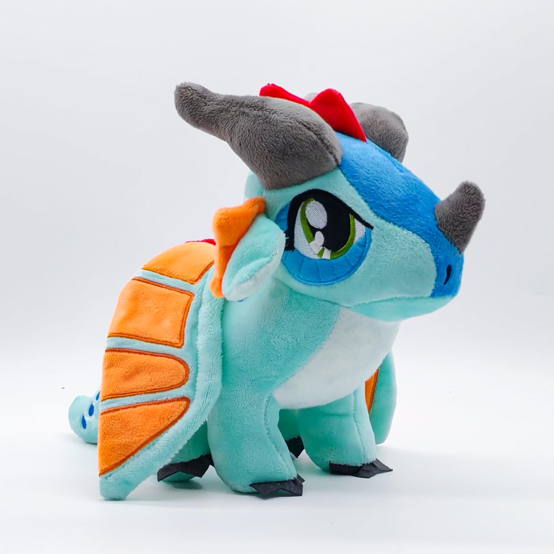 GEYDZSWGS Wings of Fire Plush Toys,11.8 inch Dragon Plushies Stuffed Animals Doll Pillows Plush for Kids and Gaming Fans Christmas Birthday Gift, Blue, KL011