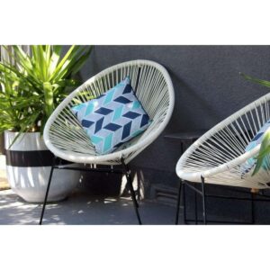 Bed Bath & Beyond Acapulco Chair. Set of 2 - H34.5X W28.5X D32.75 Green