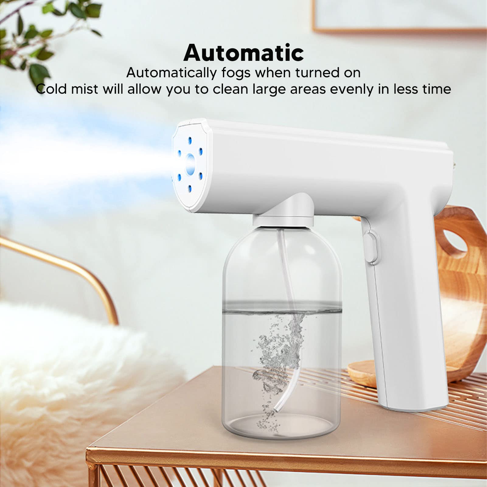 Aramox Cordless Electric Atomizer Sprayer Simple Home Garden Salon Rechargeable Handheld, Aramox9pg54dg8i7