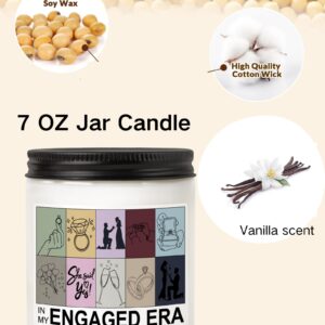 Funny Engagement Gifts Candle, Engagement Gifts for Couple, Wedding Gifts, Fiancee Gift for Women, Future Mrs and Bride to Be, Vanilla Scented Candle