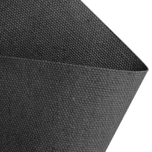 Cotton Canvas Fabric 60x40 Inches, Thick Canvas Fabric, 10oz, Suitable for Painting, Sewing, Bag,Crafts, Embroidery, Handmade Home Decor (Black)