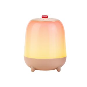 humidifiers for bedroom with nightlight, ultrasonic cool mist humidifier top fill, quiet baby air humidifier with night light 5 colors, single/double hole spray, auto shut-off, 1.5l(orange)