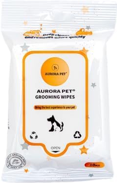 Aurora Pet Bundle (3) Ocean Chews Wolfish Skins Dehydrated Dog Treats (6-oz Each) with AuroraPet Wipes