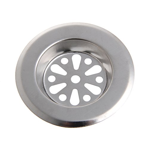 Stainless Steel Sink Strainer Kitchen Bath Hair Trap Drain Filter