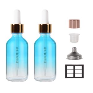 stellacare 2p,2oz dropper bottle, glass bottle with eyedropper, small glass bottles with lids clear glass dropper