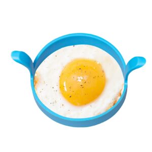 fried egg ring - reusable egg shaper | fried egg cooker ring | food grade silicone pancake egg shaper | kitchen gadget food grade cooking rings | double-eared silicone egg pancake mold for frying eggs