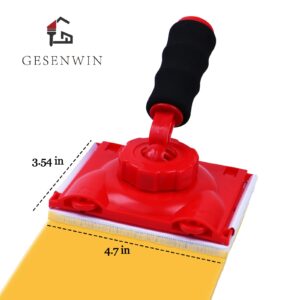 GesenWin ‎GRSL43 Paint Edger Trimmer with 2 Replacement Pads | Improved Guide Wheels | Edge Painting Tool for Walls, Ceilings, Corners & Trims | Paint Pad Applicator, Edge Trimmer & Paint Edger Tool