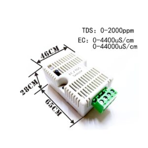 Water EC Transmitter EC Sensor TDS Conductivity Sensor Module 4-20ma 0-5V 0-10V RS485 Output Analog Output Voltage(EC 0-4400,0-10V)