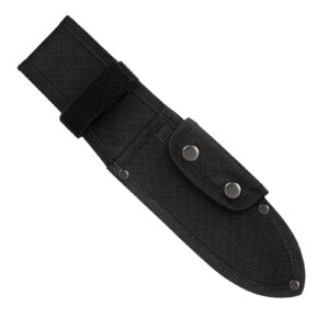 universal knife sheath,oxford chef knife sheaths for fixed blade knives, knife scabbard cover, shop knife sheath knives sleeves case edge guards blade protectors for outdoor(black, 5.5 * 2 inch)