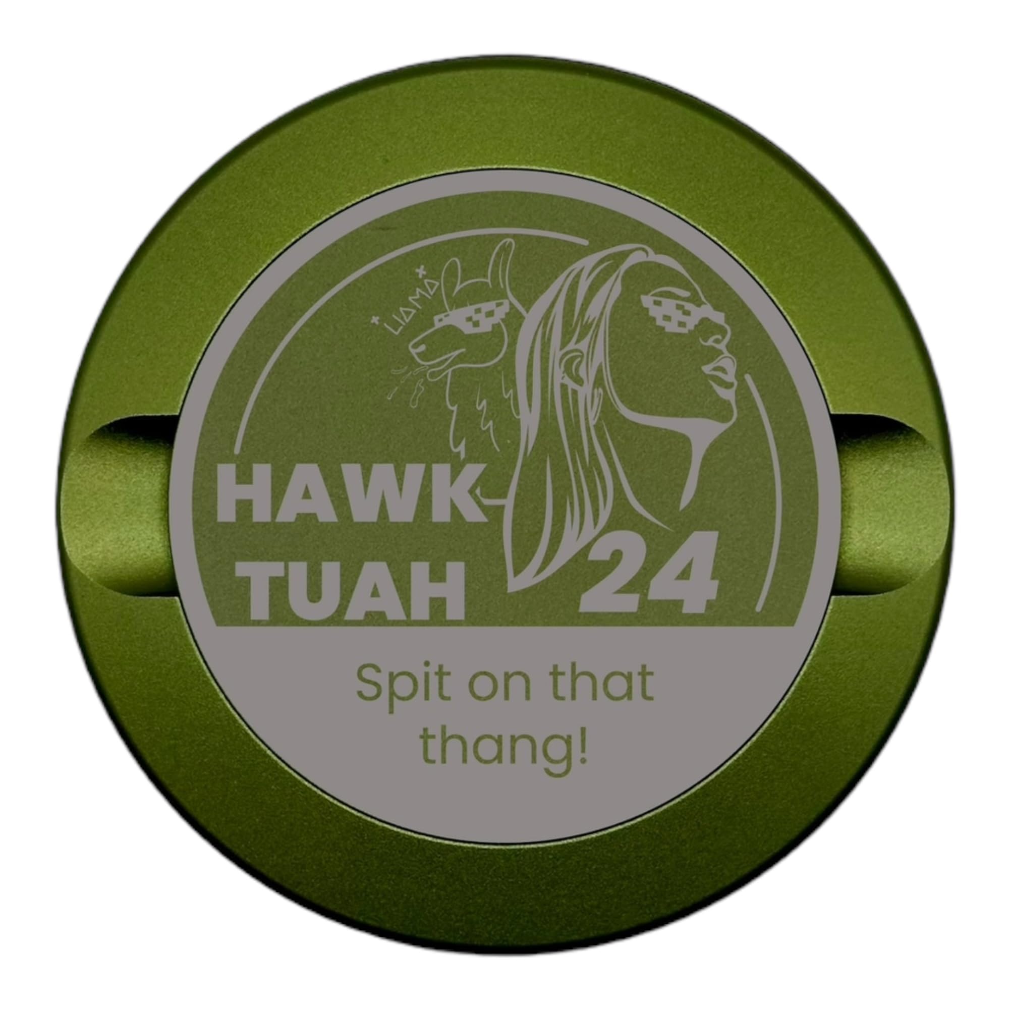 Edition 020: Hawk Tuah | Snus Can | Snus Container | Zyn Metal Can | Metal Zyn Container | Zyn Holder | Zyn Can | Metal Snus Container | Smell Proof Container (Military Green)