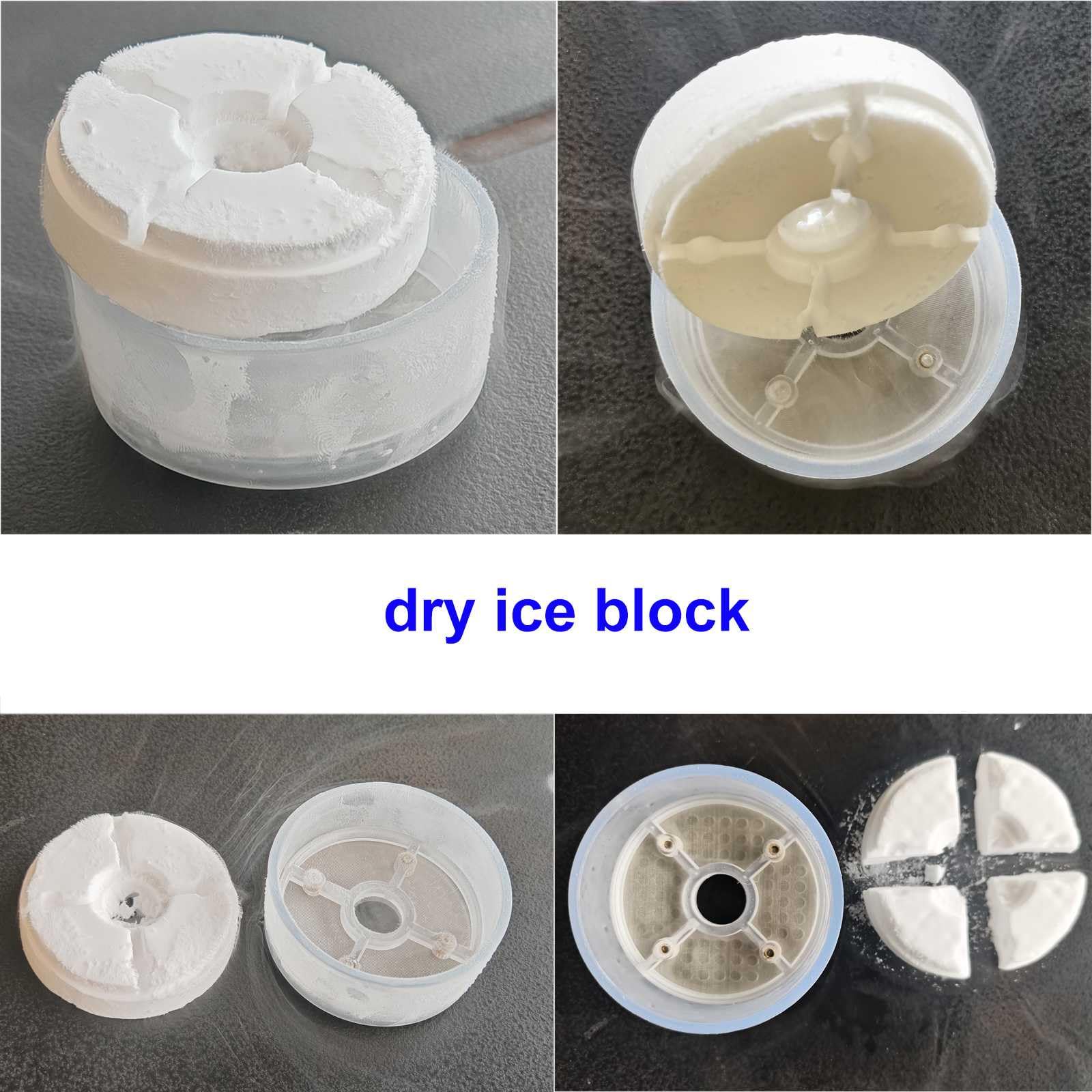 Smart Dry Ice Maker Portable Dry Ice Machine Mini Dry Ice Machine Dry Ice for Smoke Effect Food and Meats Preserving Seafood Tissue Preservation Chill Beer or Wine