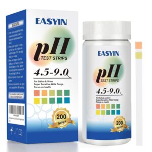 ph test strips 4.5-9,200 litmus paper ph strips for urine & saliva - ph balance test strips for accurate body ph testing, health monitoring, and wellness management, fast & reliable ph measurement